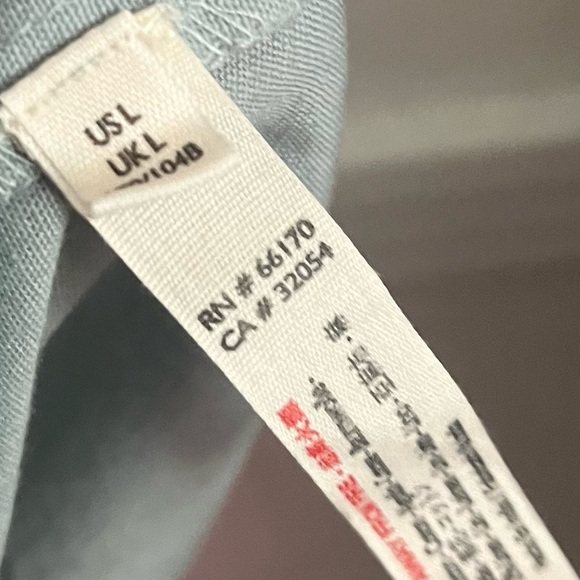 Free People • Ruffled Light Blue Lara Dress Criss Cross Back - Picture 5 of 11